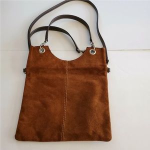 Suede Crossbody/Shoulder Bag